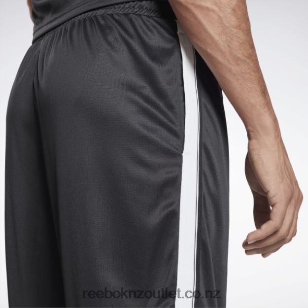 Night Black 2B46261346 Workout Ready Mesh Shorts Reebok Men