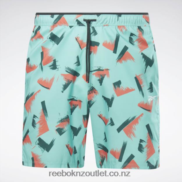 Semi Classic Teal 2B46261274 Graphic Speed 2.0 Shorts Reebok Men