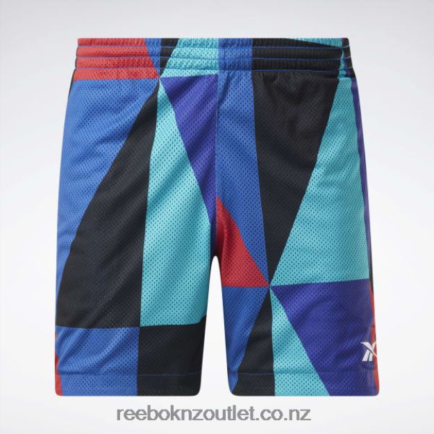 Vector Blue 2B46261237 City League Mesh Shorts Reebok Men