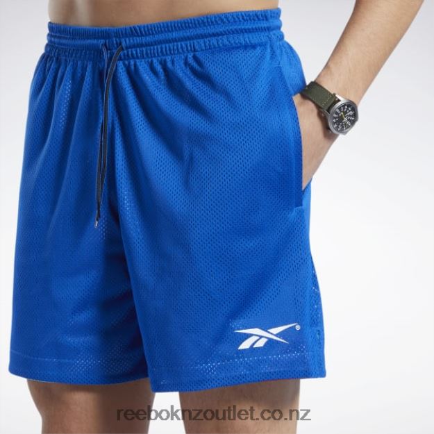 Vector Blue 2B46261237 City League Mesh Shorts Reebok Men