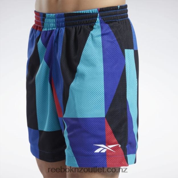 Vector Blue 2B46261237 City League Mesh Shorts Reebok Men