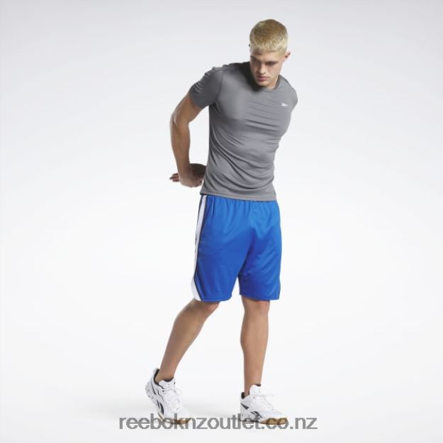 Vector Blue 2B46261292 Workout Ready Mesh Shorts Reebok Men