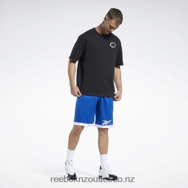 Vector Blue 2B46261319 Basketball Mesh Shorts Reebok Men