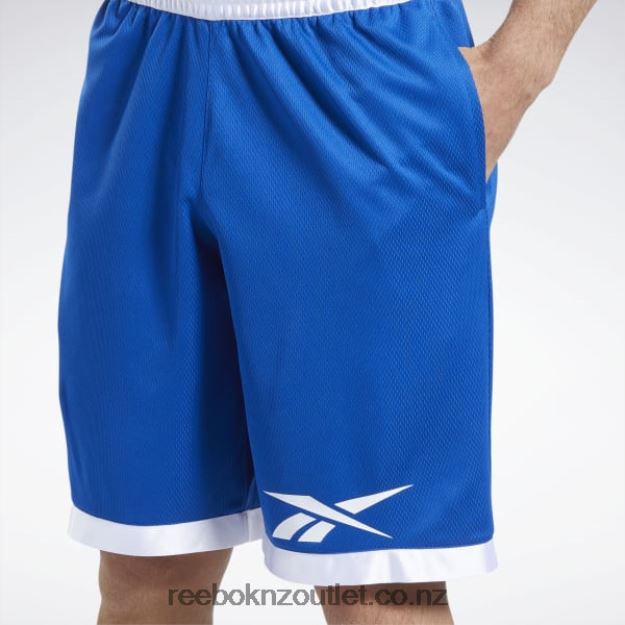 Vector Blue 2B46261319 Basketball Mesh Shorts Reebok Men