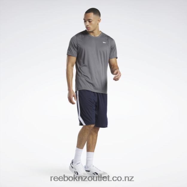 Vector Navy 2B46261197 Workout Ready Mesh Shorts Reebok Men