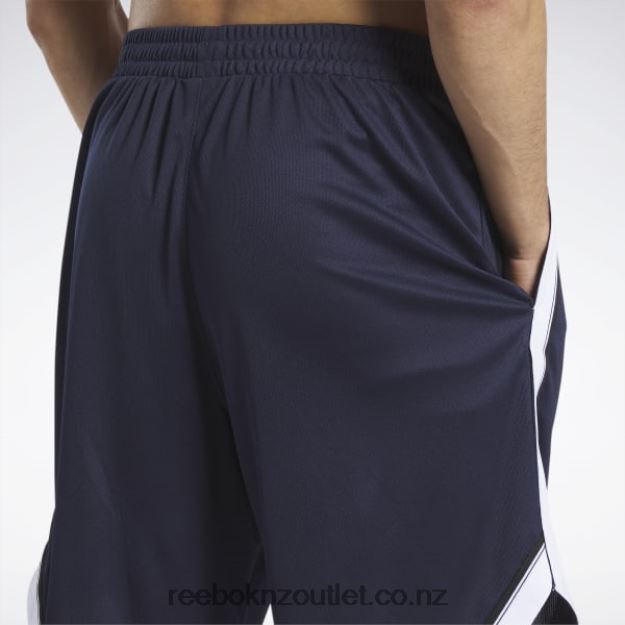 Vector Navy 2B46261197 Workout Ready Mesh Shorts Reebok Men