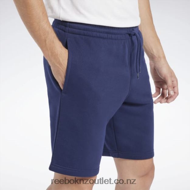 Vector Navy 2B46261242 Identity Fleece Shorts Reebok Men