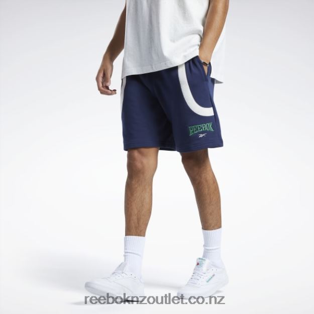 Vector Navy 2B46261289 Classics Varsity Shorts Reebok Men