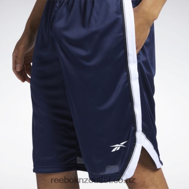 Vector Navy 2B46261356 Workout Ready Mesh Shorts Reebok Men