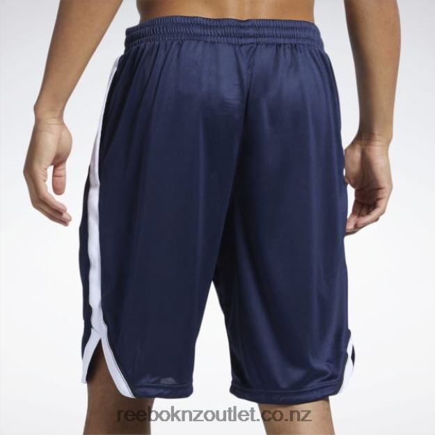 Vector Navy 2B46261356 Workout Ready Mesh Shorts Reebok Men