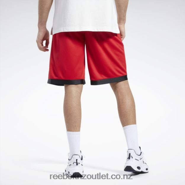 Vector Red 2B46261269 Basketball Mesh Shorts Reebok Men
