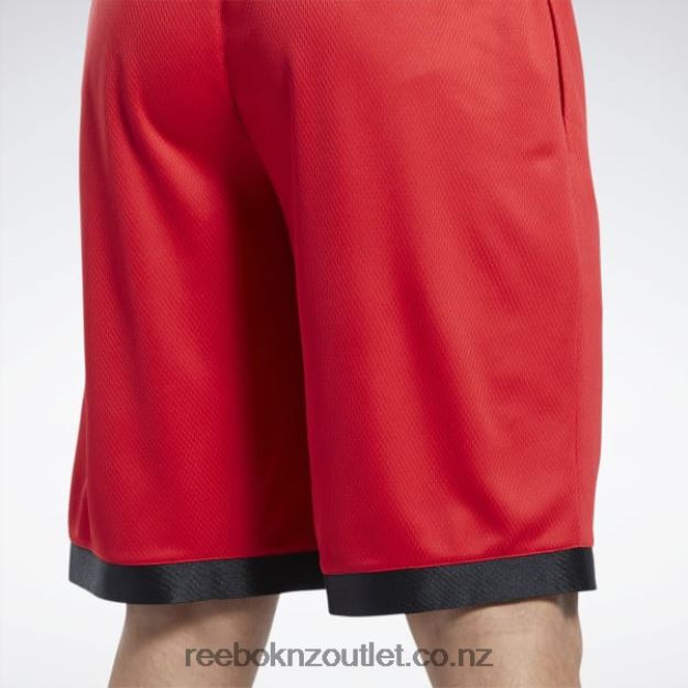 Vector Red 2B46261269 Basketball Mesh Shorts Reebok Men