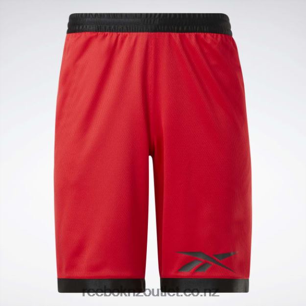 Vector Red 2B46261269 Basketball Mesh Shorts Reebok Men