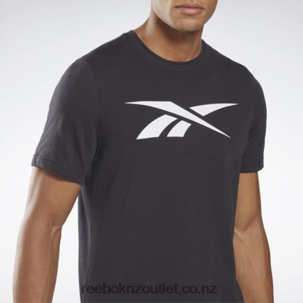 Black 2B46261250 Graphic Series Vector T-Shirt Reebok Men