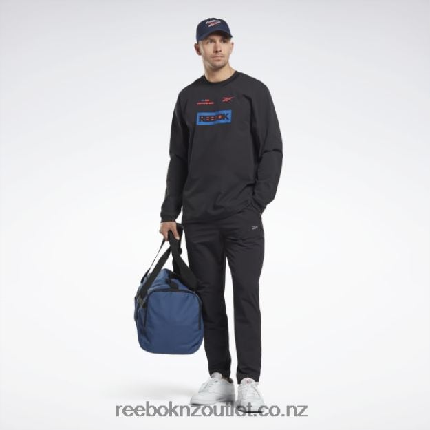 Black 2B46261288 THERMOWARM GRAPHENE Long Sleeve Midlayer T-Shirt Reebok Men