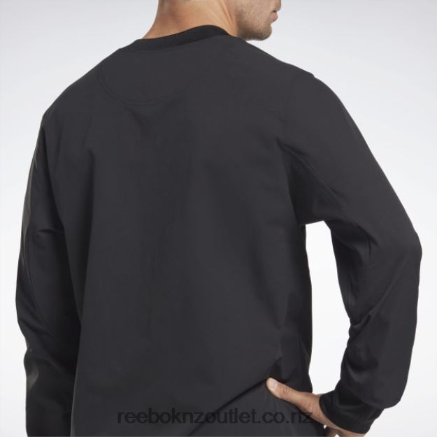 Black 2B46261288 THERMOWARM GRAPHENE Long Sleeve Midlayer T-Shirt Reebok Men