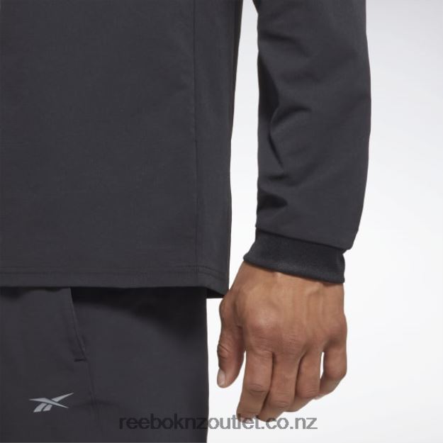 Black 2B46261288 THERMOWARM GRAPHENE Long Sleeve Midlayer T-Shirt Reebok Men