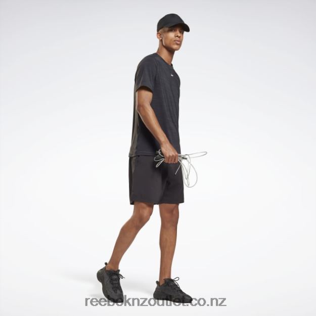 Black 2B46261353 Les Mills BodyPump Activchill T-Shirt Reebok Men