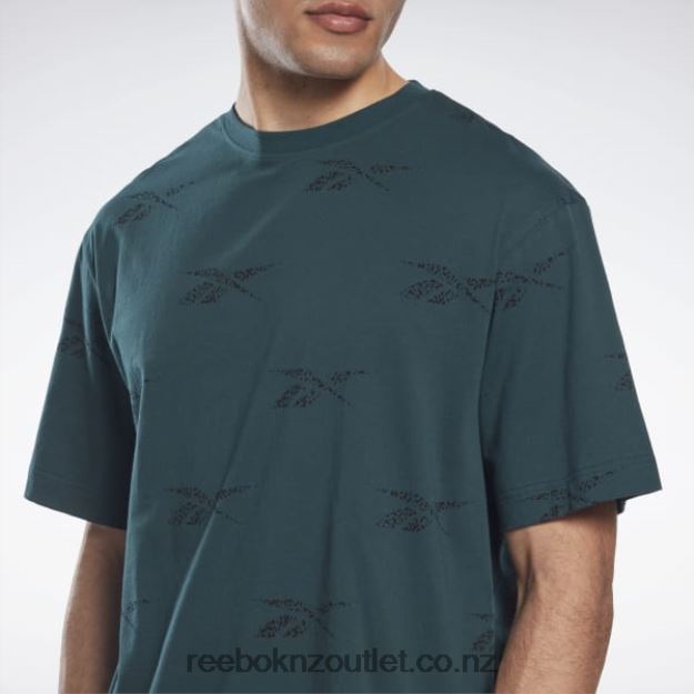 Forest Green 2B46261302 Identity Vector T-Shirt Reebok Men
