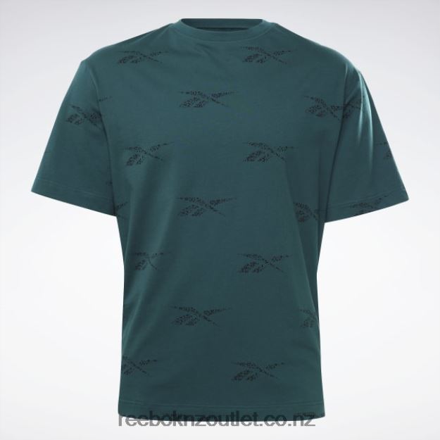 Forest Green 2B46261302 Identity Vector T-Shirt Reebok Men