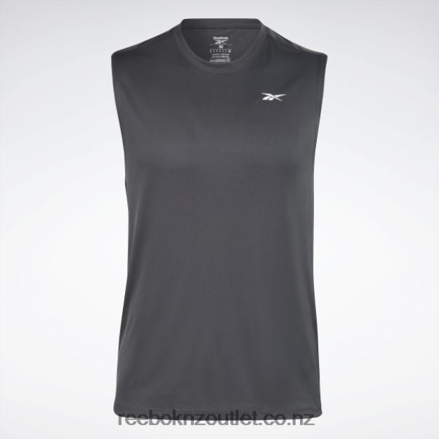 Night Black 2B46261159 Training Sleeveless Tech T-Shirt Reebok Men