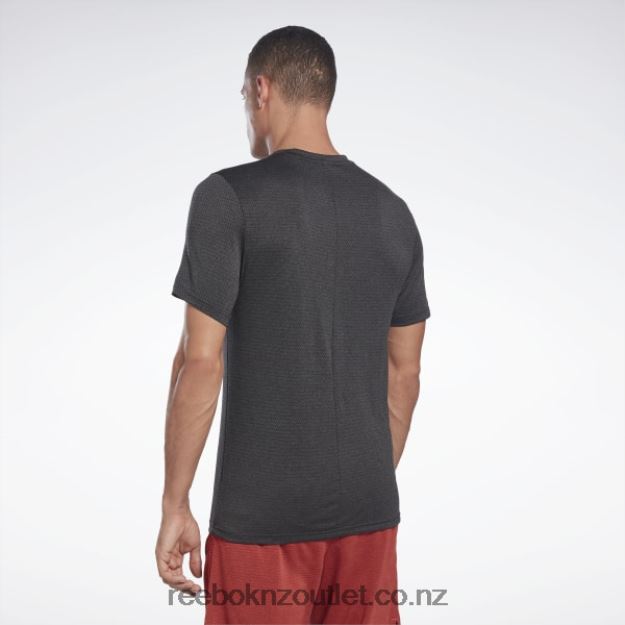 Night Black 2B46261189 Workout Ready Melange T-Shirt Reebok Men