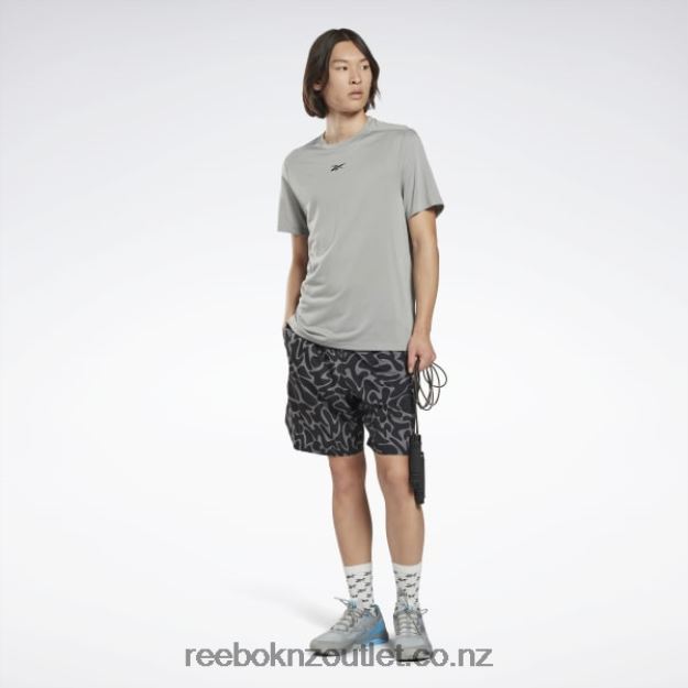 Pure Grey 3 2B46261229 Workout Ready Melange T-Shirt Reebok Men