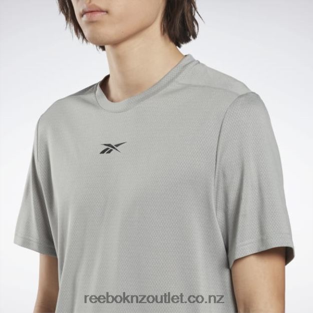 Pure Grey 3 2B46261229 Workout Ready Melange T-Shirt Reebok Men