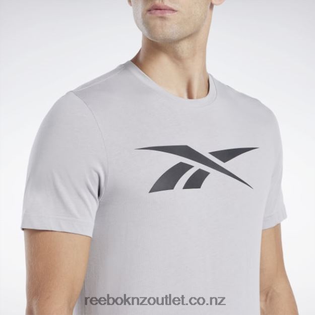 Pure Grey 3 2B46261244 Graphic Series Vector T-Shirt Reebok Men