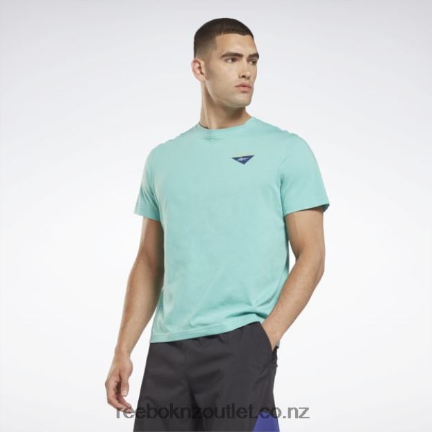 Semi Classic Teal 2B46261313 Les Mills Graphic T-Shirt Reebok Men