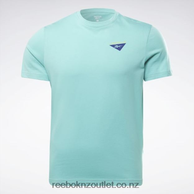 Semi Classic Teal 2B46261313 Les Mills Graphic T-Shirt Reebok Men