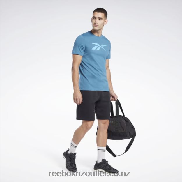 Steely Blue S23-R 2B46261261 Graphic Series Vector T-Shirt Reebok Men
