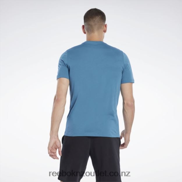 Steely Blue S23-R 2B46261261 Graphic Series Vector T-Shirt Reebok Men