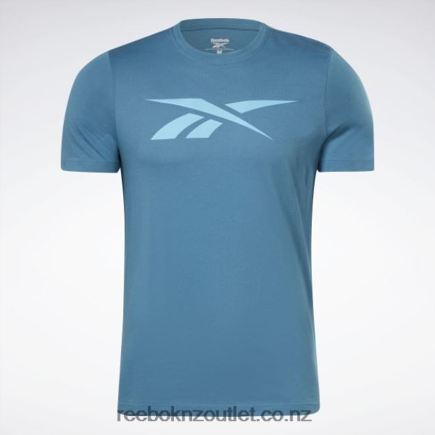 Steely Blue S23-R 2B46261261 Graphic Series Vector T-Shirt Reebok Men