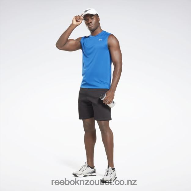 Vector Blue 2B46261178 Training Sleeveless Tech T-Shirt Reebok Men
