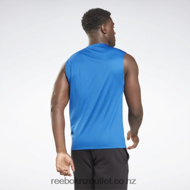 Vector Blue 2B46261178 Training Sleeveless Tech T-Shirt Reebok Men