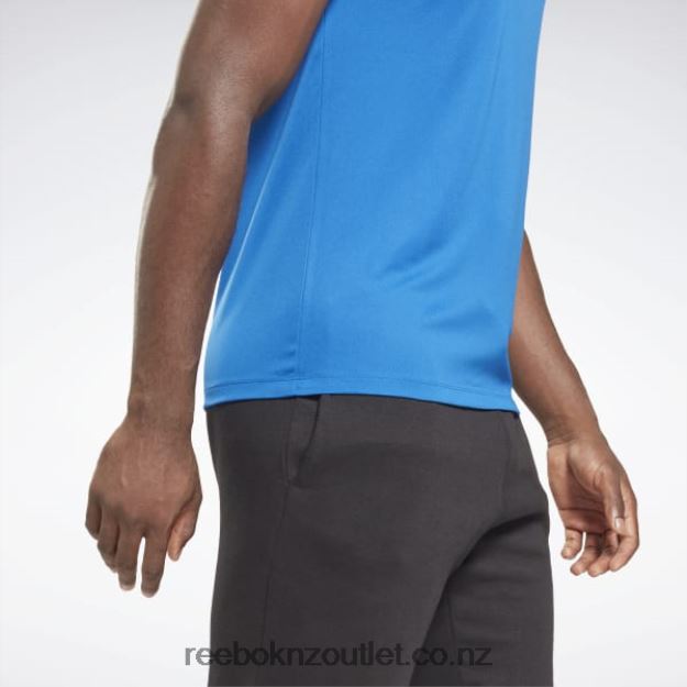 Vector Blue 2B46261178 Training Sleeveless Tech T-Shirt Reebok Men