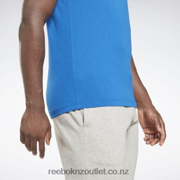 Vector Blue/White 2B46261193 Identity Big Logo T-Shirt Reebok Men