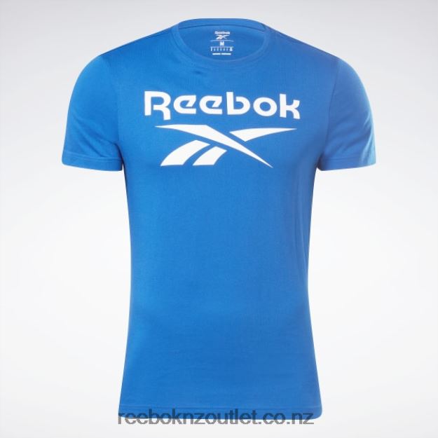 Vector Blue/White 2B46261193 Identity Big Logo T-Shirt Reebok Men