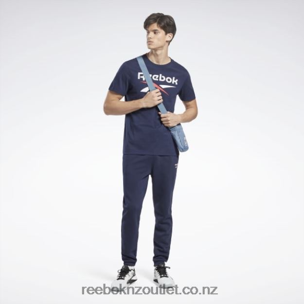 Vector Navy 2B46261167 Identity Big Logo T-Shirt Reebok Men