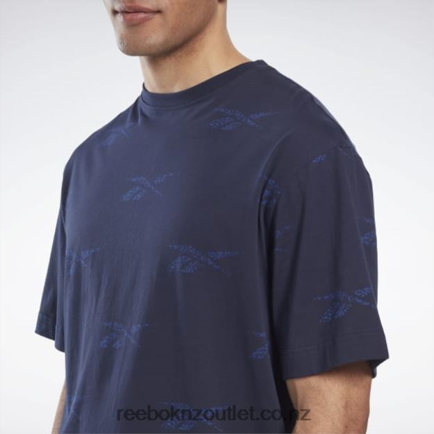Vector Navy 2B46261257 Identity Vector T-Shirt Reebok Men