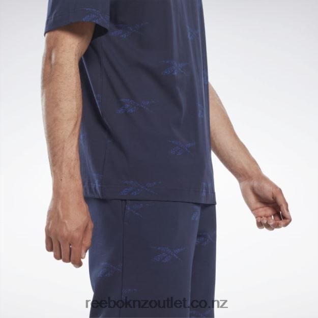 Vector Navy 2B46261257 Identity Vector T-Shirt Reebok Men