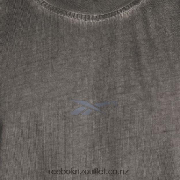 Black 2B46261326 Basketball Court Top Bi-Dye Tank Top Reebok Men