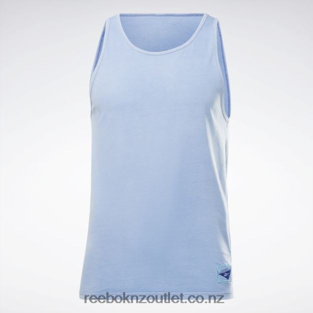 Bold Purple 2B46261304 Les Mills Natural Dye Tank Top Reebok Men