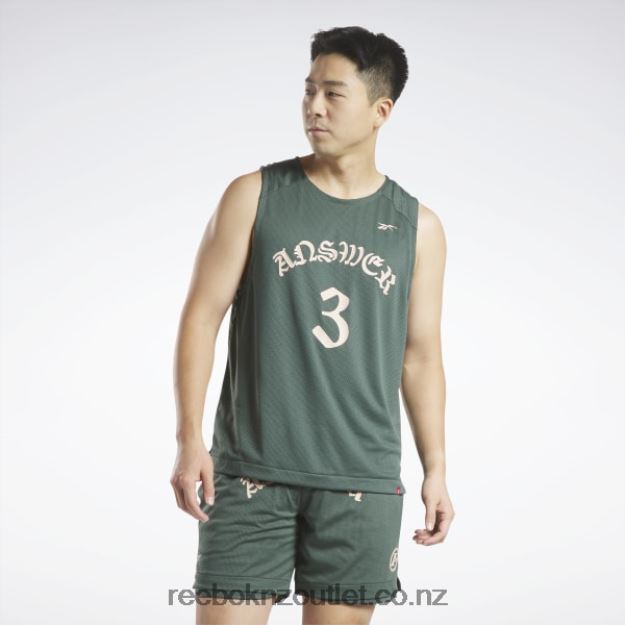 Chalk Green 2B46261299 LNY Jersey Tank Top Reebok Men