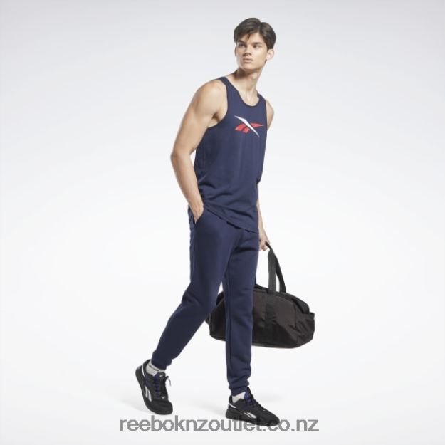 Vector Navy 2B46261266 Graphic Series Vector Tank Top Reebok Men