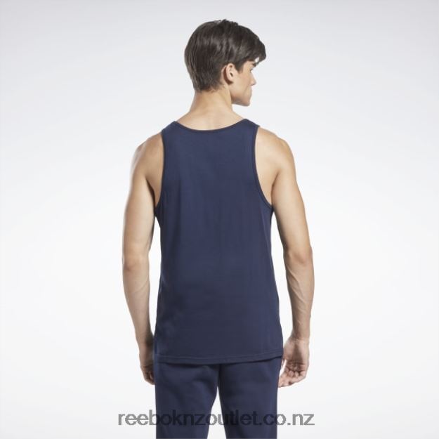 Vector Navy 2B46261266 Graphic Series Vector Tank Top Reebok Men