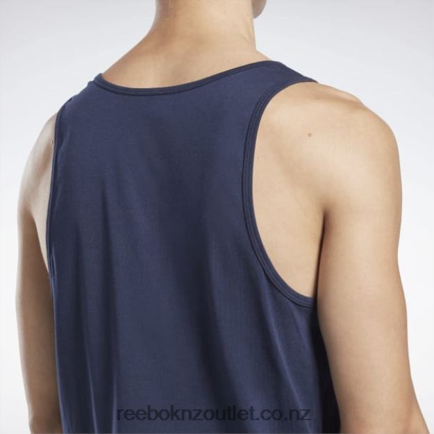 Vector Navy 2B46261266 Graphic Series Vector Tank Top Reebok Men