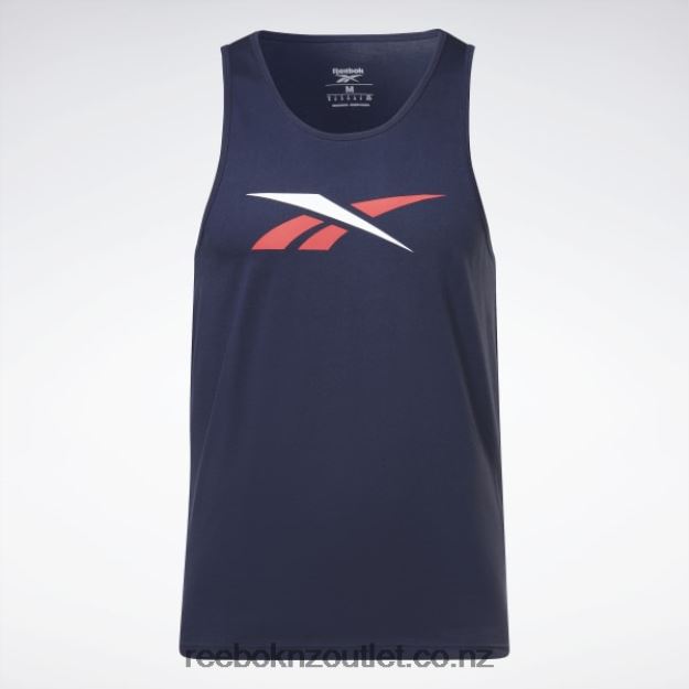 Vector Navy 2B46261266 Graphic Series Vector Tank Top Reebok Men