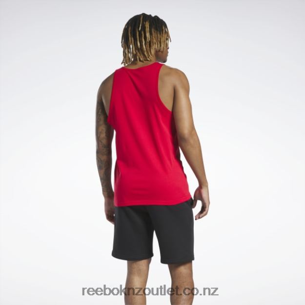 Vector Red/Black 2B46261231 Graphic Series Vector Tank Top Reebok Men